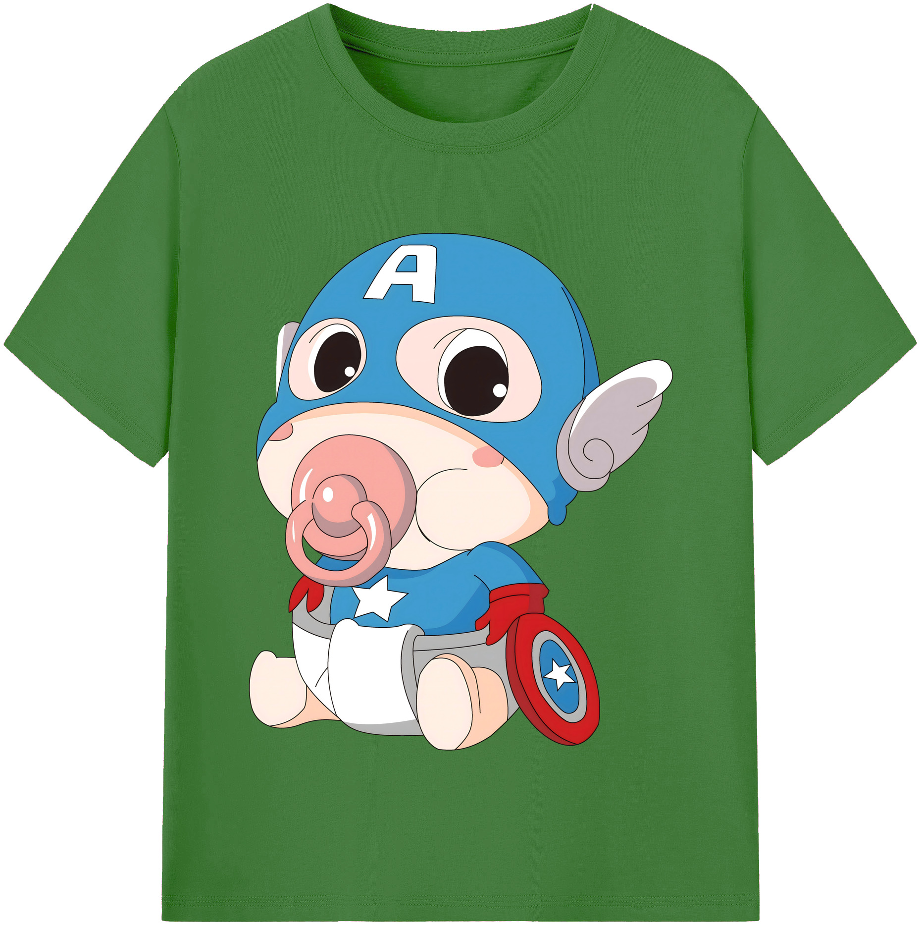 （画像用） アベンジャーズ The Avengers レディースカジュアルプリントTシャツ（綿100％）